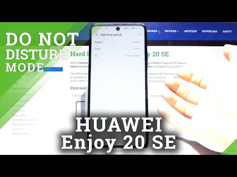 How to Turn On Do Not Disturb Mode in HUAWEI Enjoy 20 SE – DND / Silent Mode