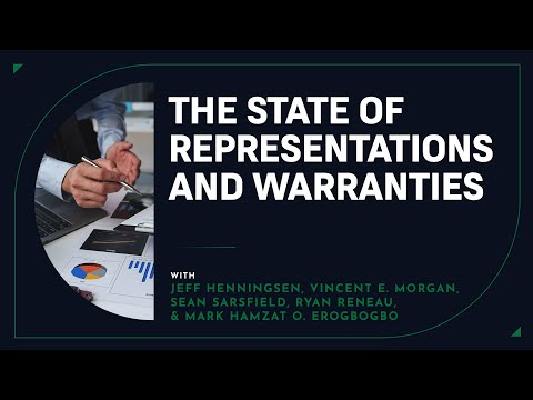 The State of Representations and Warranties