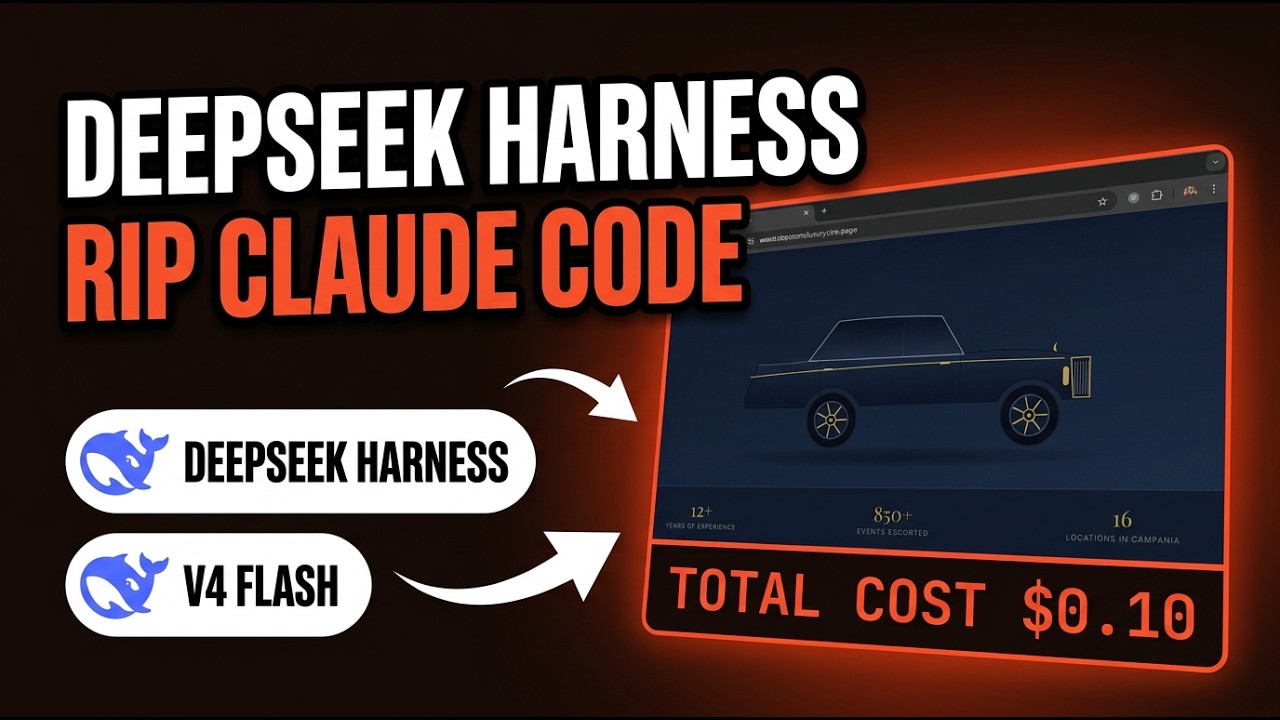 DeepSeek Harness + V4 Flash = The END of Claude Code?