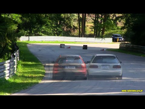 p5 Balcerowski Honda Civic vs  Szach Honda Civic - SuperOES 8 Runda Tor Kielce 21-08-2021