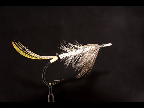 Fly Tying - Tying a mixed wing Silver Grey salmon fly with Jonas Andersson part 1/2
