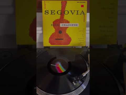 Segovia Plays Bach on Vinyl Record