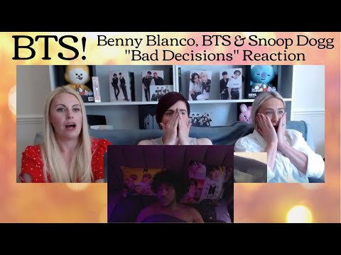 BTS: Benny Blanco, BTS & Snoop Dogg "Bad Decisions" Reaction