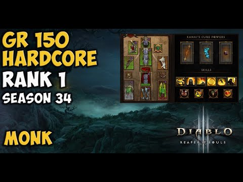 GR 150 Sunwuko monk Hardcore Solo Self Found Season 34