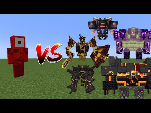 The Oracle Vs L_Ender's Cataclysm Bosses - Minecraft Mob Battle