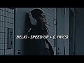 Dedublüman Belki Speed Up Lyrics