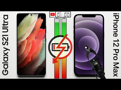 Galaxy S21 Ultra vs. iPhone 12 Pro Max Battery Test
