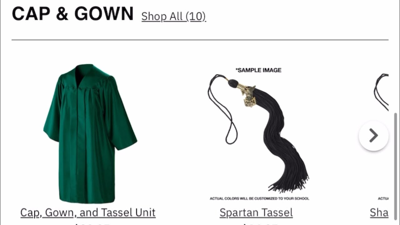 How to Order Cap Gown and Tassel Unit From Jostens Website