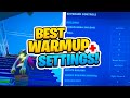 Best SETTINGS Warmup Routine For Competitive Fortnite PWR Muz