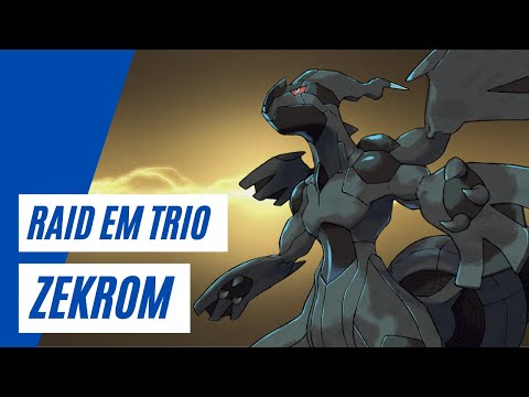 Raid de ZEKROM EM TRÊS PESSOAS com Canhão de Flash - Pokémon GO