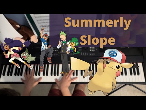 Summerly Slope 夏めく坂道: Pokémon BW OP 3 (Piano Cover)
