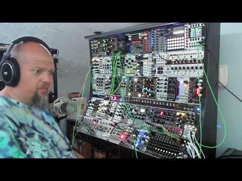 Eurorack modular - Patching Panda Moon Phase filter install/test/play time