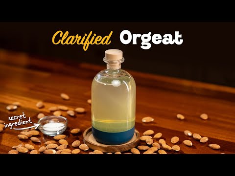 How to Make Clear Orgeat with Consistent Results Every Time