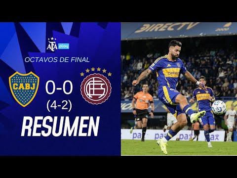 Boca Juniors 0 (4) vs. Lanús 0 (2) | #TorneoApertura2025 | Resumen | Octavos de Final