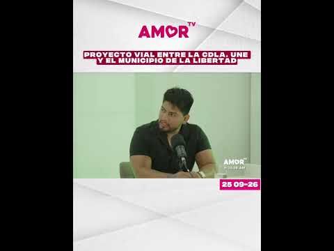 El Presidente De La Cdla. Une Confirma Proyecto Vial junto al Municipio De La Libertad.