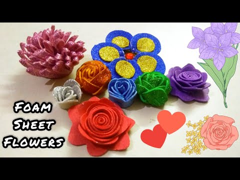 HOW TO MAKE FOAM FLOWERS | JOSEPHINE'S CRAFTS