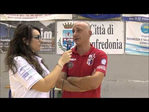 Asd Manfredonia C5 - Apulia Food Canosa 1-3 Intervista al tecnico Tedone