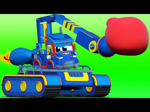 Super Kamion -  Super PNEUMATSKI ČEKIĆ spašava prijatelje  - Super Kamion - Auto Grad Aplikacija