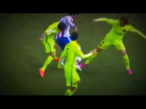 Crazy Arda Turan Throwing His Boot Into Referee(BangBang Effect)| Atletico Madrid VS Barcelona 2015