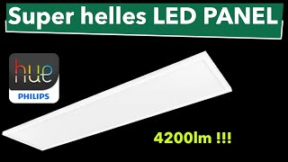 bestes LED-Panel? Philips Hue Aurelle Lichtpanel im Test. Perfektes Deckenlicht für jeden Raum