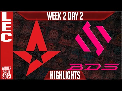 AST vs BDS Highlights | LEC Winter 2023 W2D2 | Astralis vs Team BDS