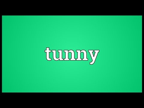 Tunny Meaning