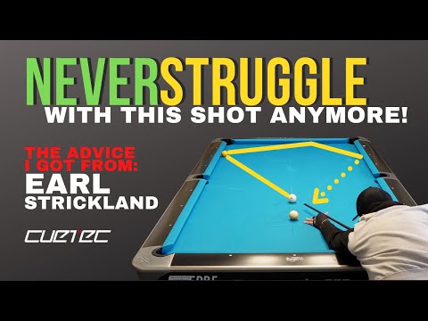 Earl Strickland showed me this aiming method, and since then, I (almost) never miss this shot.