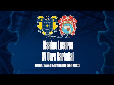 LIGA OURO CADETE MASC. X8 | Disalmo Luceros - NV Cars Carballal | Sábado 13 10:00h