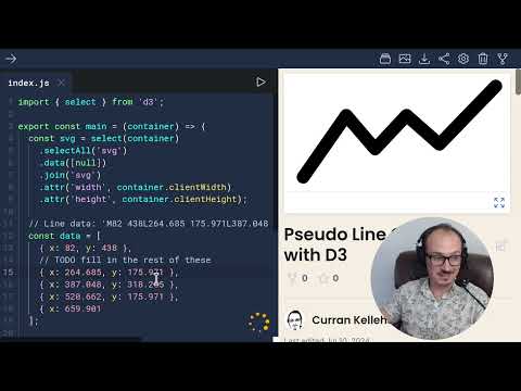 Pseudo Line Chart with D3.js