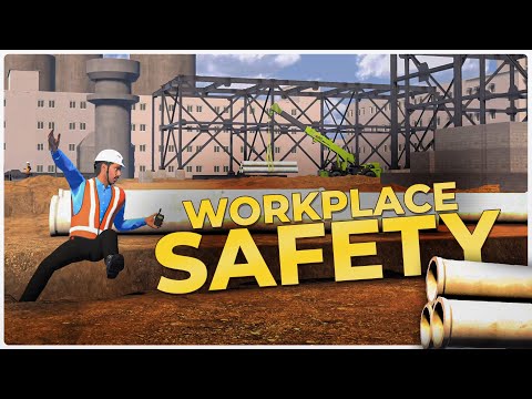 Workplace Safety 3D Animation | PPE use at Worksite #ppe #safetyfirst #3danimation