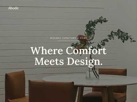 Minimal Furniture & Home