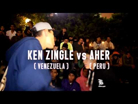 KEN ZINGLE (Venezuela) vs AHER (Peru) - Cuartos - TRAP BATTLES Colectivo "EL CIRCULO"