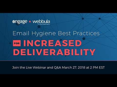 Email Hygiene Best Practices. Ongage & Webbula