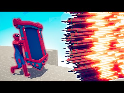 SPIDER MAN MIRROR SHIELD vs EVERY GOD - TABS | Totally Accurate Battle Simulator 2024