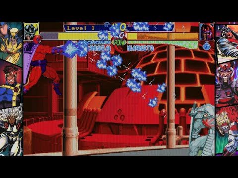 X-Men: Children of the Atom - Magneto and arcade ending Silver Samurai