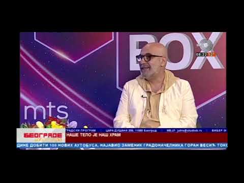 NAŠE TELO NAŠ HRAM , Pedja Filipović u  emisiji Beograde dobro jutro- STUDIO B