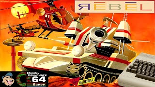 REBEL – Commodore 64 (1987) | Top-Down Sci-Fi Tank Shooter by Virgin Games
