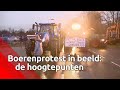 Een dag met boerenprotesten: de hoogtepunten (of dieptepunten)
