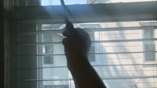 How to raise and lower 2” faux wood cordless Venetian blinds