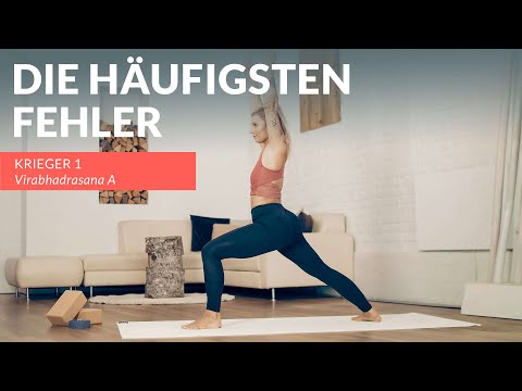 Häufigste Fehler bei der Yoga Übung — Krieger 1