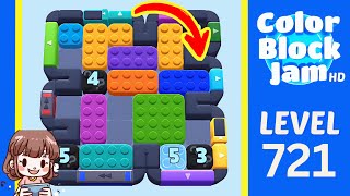 Soluzione del Livello 721 di Color Block Jam