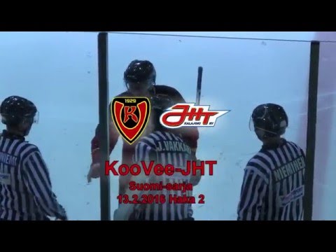 KooVee-JHT 6-2 Suomi-sarja maalikooste 13.2.2016 Tampere Haka2