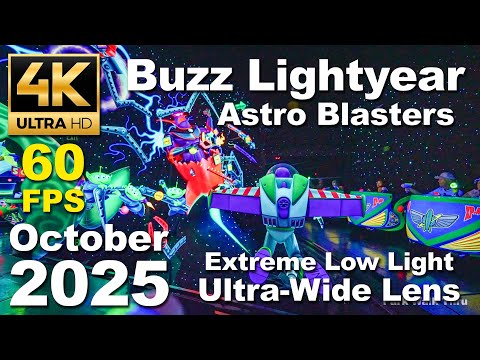 Buzz Lightyear Astro Blasters [4K/60fps] - Disneyland Park (Anaheim, California)