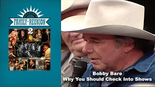 Bobby Bare - Story About Checking into Shows