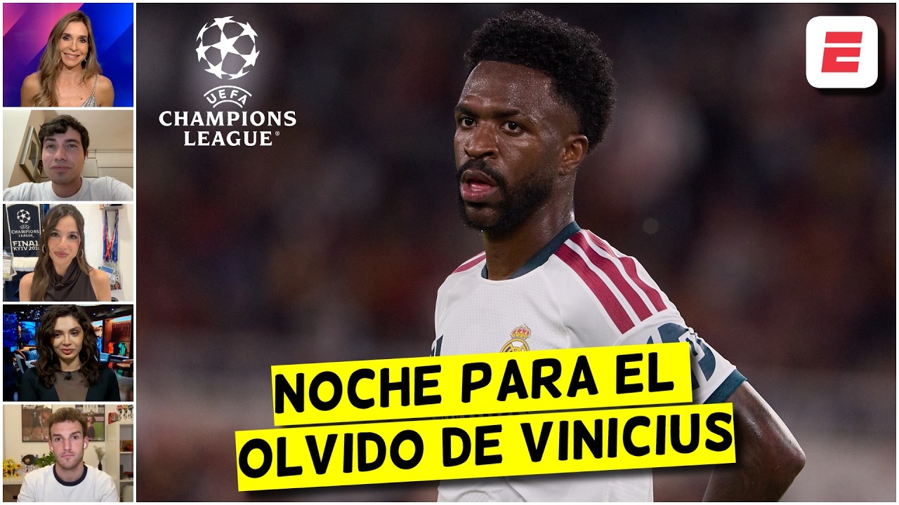 VINICIUS fue UN DESASTRE ante ROMA, REAL MADRID es MEJOR SIN ÉL, debe ir AL BANCO | Champions League
