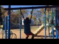 Samantha Conquers The Monkey Bars