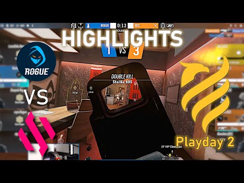 GREAT GAME! New Rogue vs BDS - HIGHLIGHTS - Playday 2 - EUL 2022 Stage 1 - R6 Esport