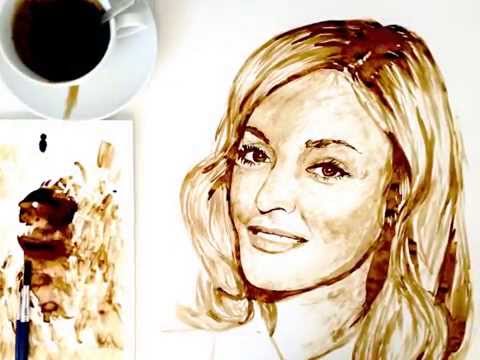 Fearne Cotton COFFEE Art by Nathan Wyburn