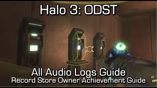 Halo 3: ODST - ALL 30 AUDIO LOGS - Record Store Owner Achievement Guide