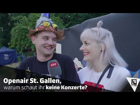 Warum schauen Leute am Openair St. Gallen keine Konzerte? | Festivalsommer 2018